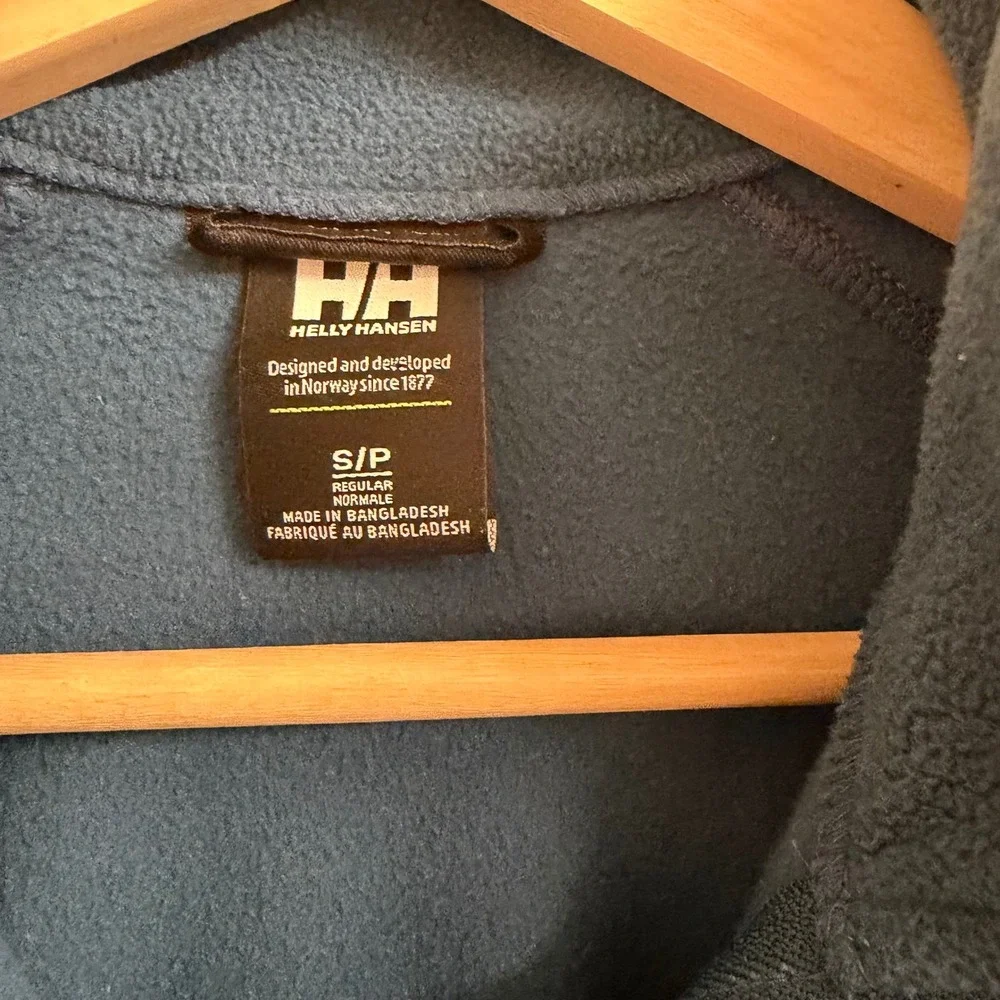 Helly Hansen Mens S Blue Zip Daybreaker‎ Lightweight Fleece Jacket Gorpcore S